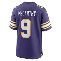 Minnesota Vikings J.J. McCarthy  2nd Alternate Player Game Jersey | NFL On sale