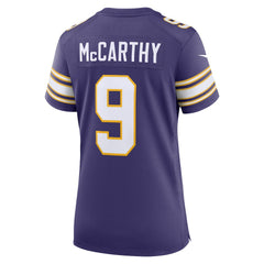 Minnesota Vikings J.J. McCarthy  Women's 2nd Alternate Player Game Jersey | NFL Near me