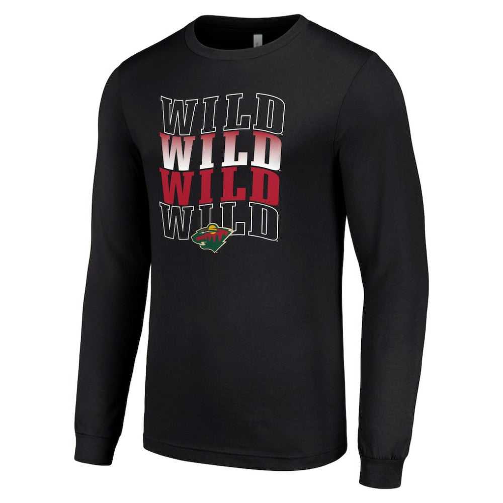 Minnesota Wild Starter Four Team Name Logo Long Sleeve Graphic T-Shirt -  NHL T-shirts