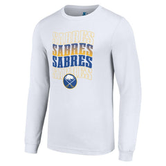 Buffalo Sabres Starter Four Team Name Logo Long Sleeve Graphic T-Shirt -  NHL T-shirts