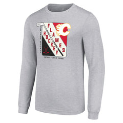 Calgary Flames Starter Shield Long Sleeve Graphic T-Shirt -  NHL T-shirts