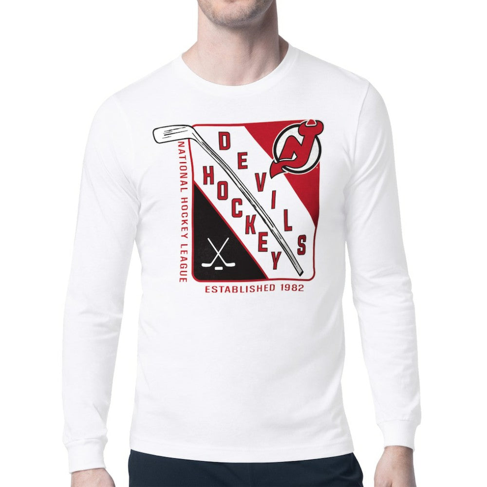 New Jersey Devils Starter Shield Long Sleeve Graphic T-Shirt -  NHL T-shirts