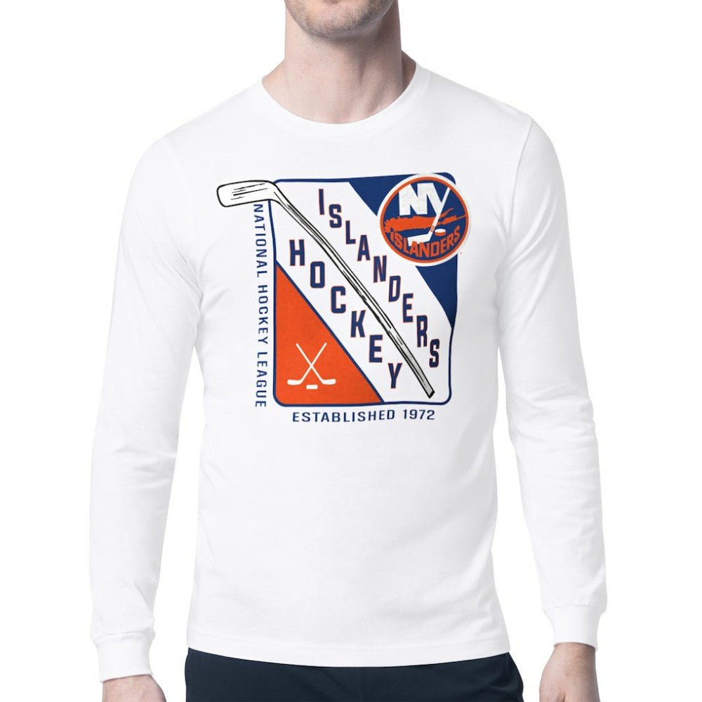 New York Islanders Starter Shield Long Sleeve Graphic T-Shirt -  NHL T-shirts