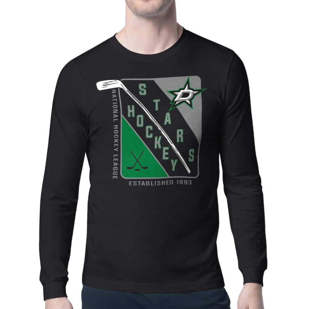 Dallas Stars Starter Shield Long Sleeve Graphic T-Shirt -  NHL T-shirts