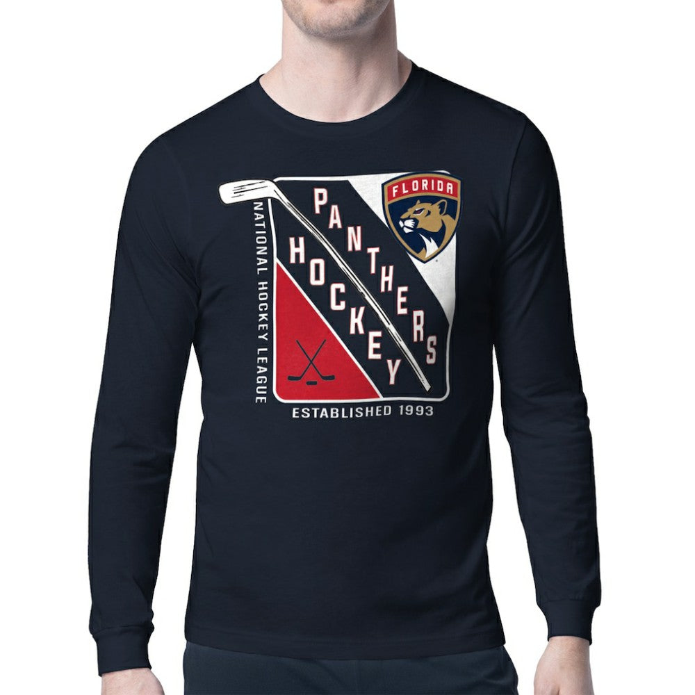 Florida Panthers Starter Shield Long Sleeve Graphic T-Shirt -  NHL T-shirts