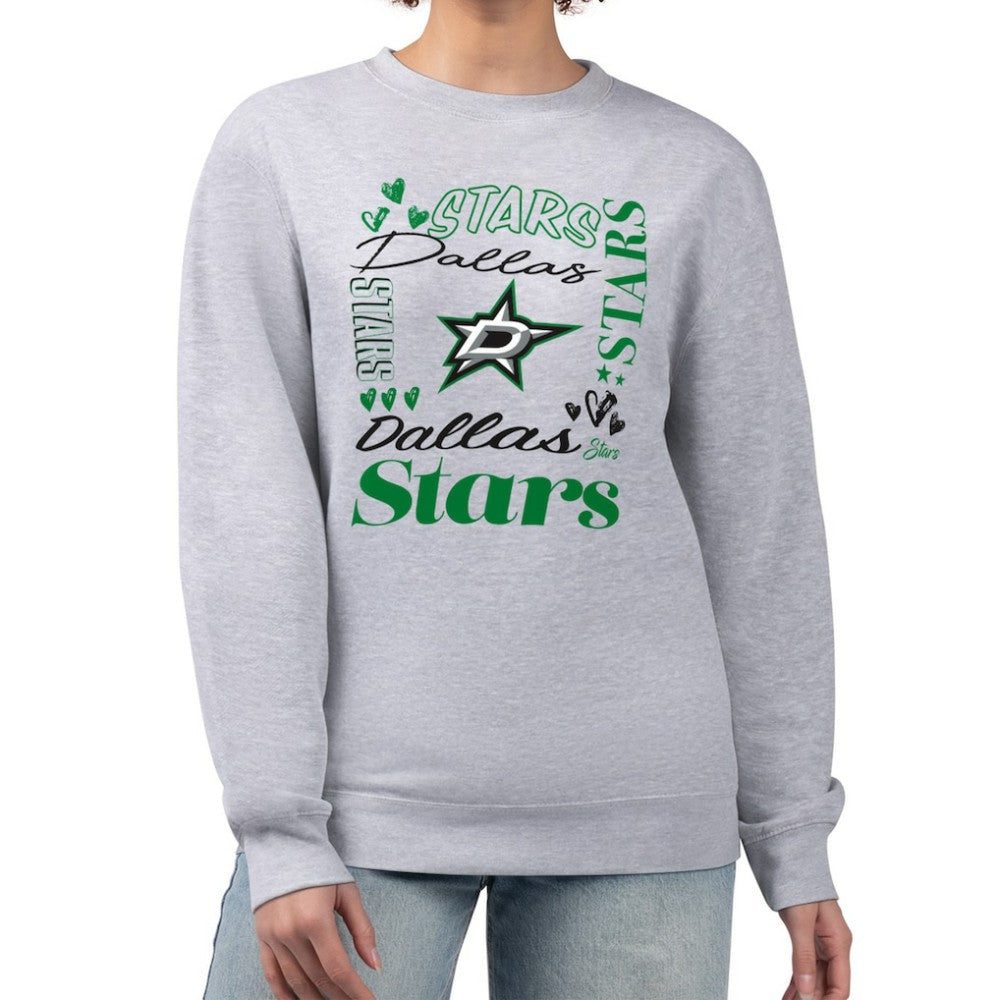 Dallas Stars G-III 4Her by Carl Banks Women's Collage Graphic Fleece Long Sleeve Pullover Sweatshirt -  NHL Sweatshirts