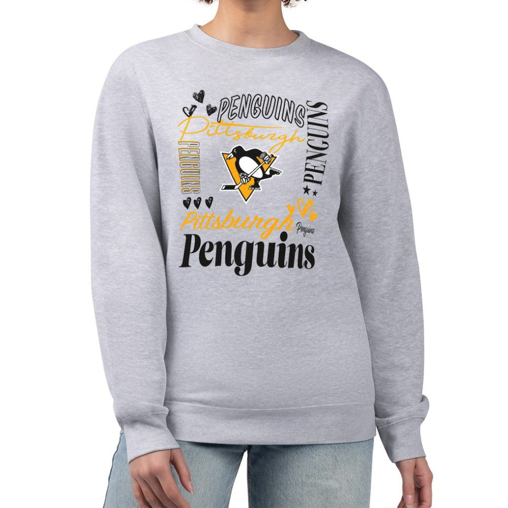 Pittsburgh Penguins G-III 4Her by Carl Banks Women's Collage Graphic Fleece Long Sleeve Pullover Sweatshirt -  NHL Sweatshirts