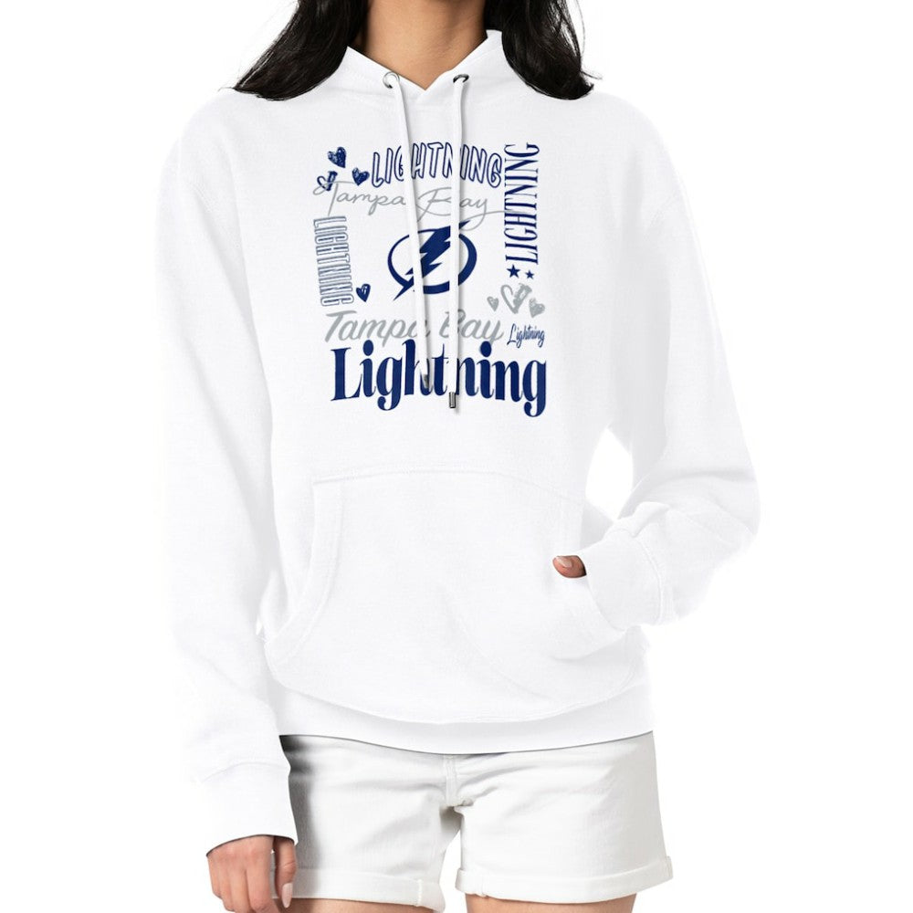 Tampa Bay Lightning G-III 4Her by Carl Banks Women's Collage Team Graphic Tri-Blend Fleece Pullover Hoodie -  NHL Hoodies