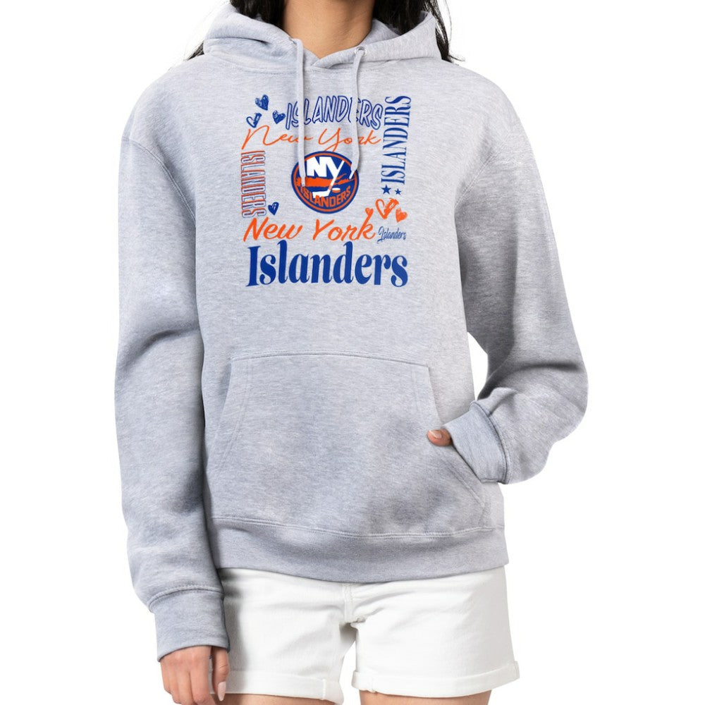 New York Islanders G-III 4Her by Carl Banks Women's Collage Team Graphic Fleece Pullover Hoodie -  NHL Hoodies
