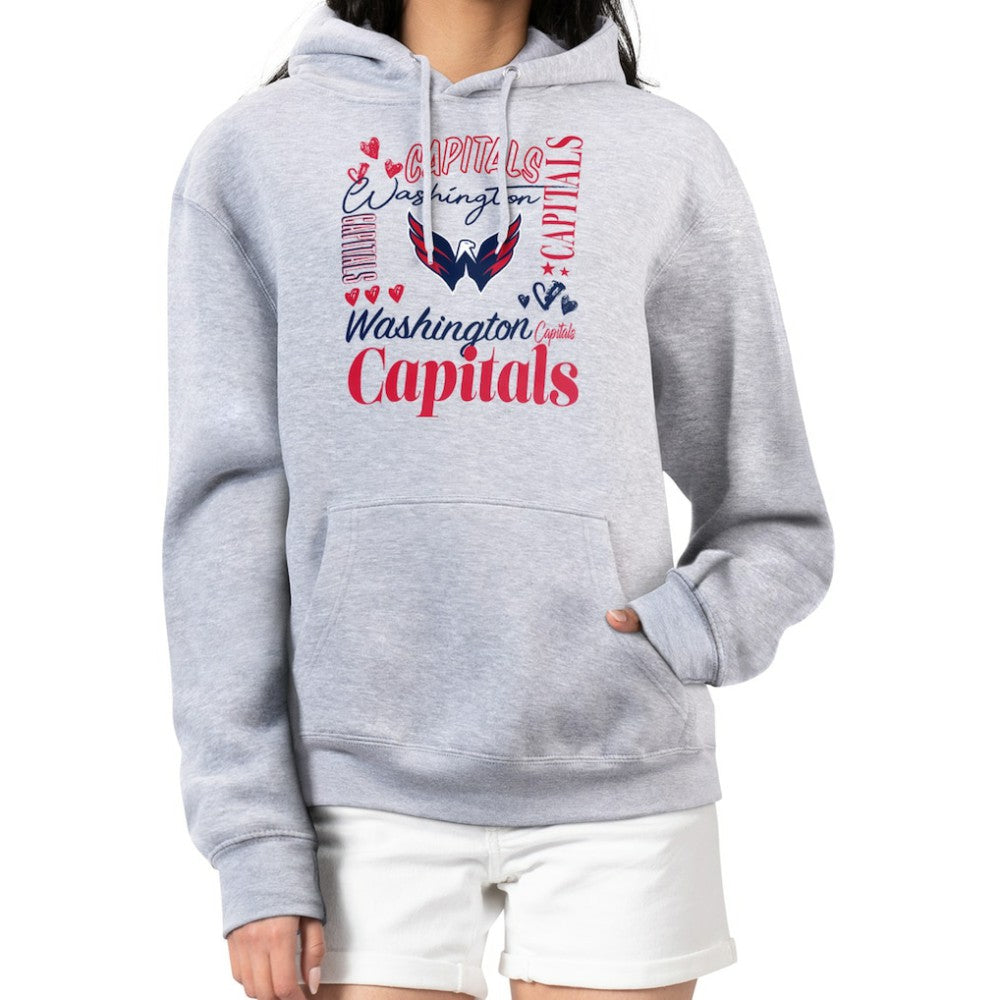 Washington Capitals G-III 4Her by Carl Banks Women's Collage Team Graphic Fleece Pullover Hoodie -  NHL Hoodies