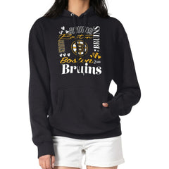 Boston Bruins G-III 4Her by Carl Banks Women's Collage Team Graphic Tri-Blend Fleece Pullover Hoodie -  NHL Hoodies