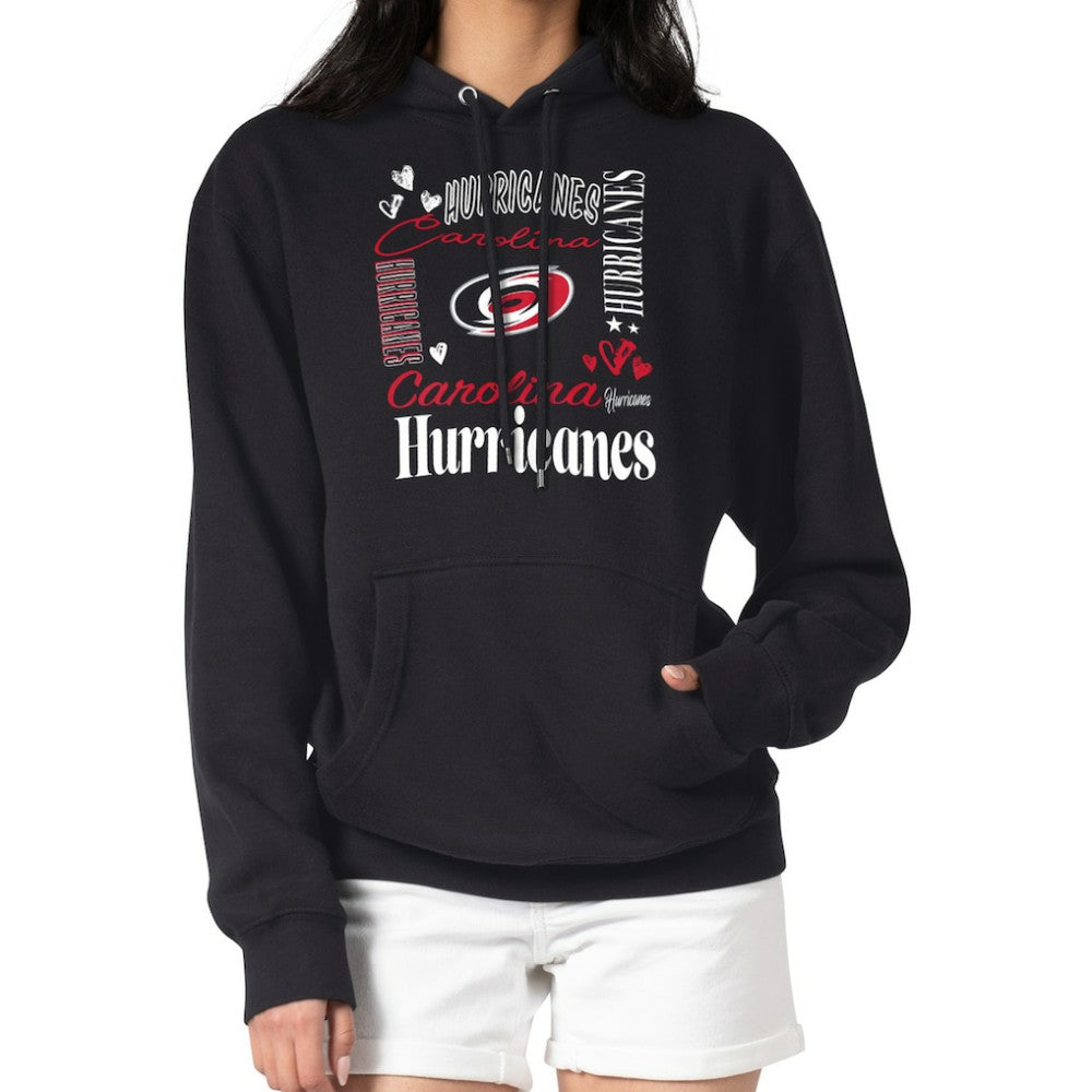 Carolina Hurricanes G-III 4Her by Carl Banks Women's Collage Team Graphic Tri-Blend Fleece Pullover Hoodie -  NHL Hoodies