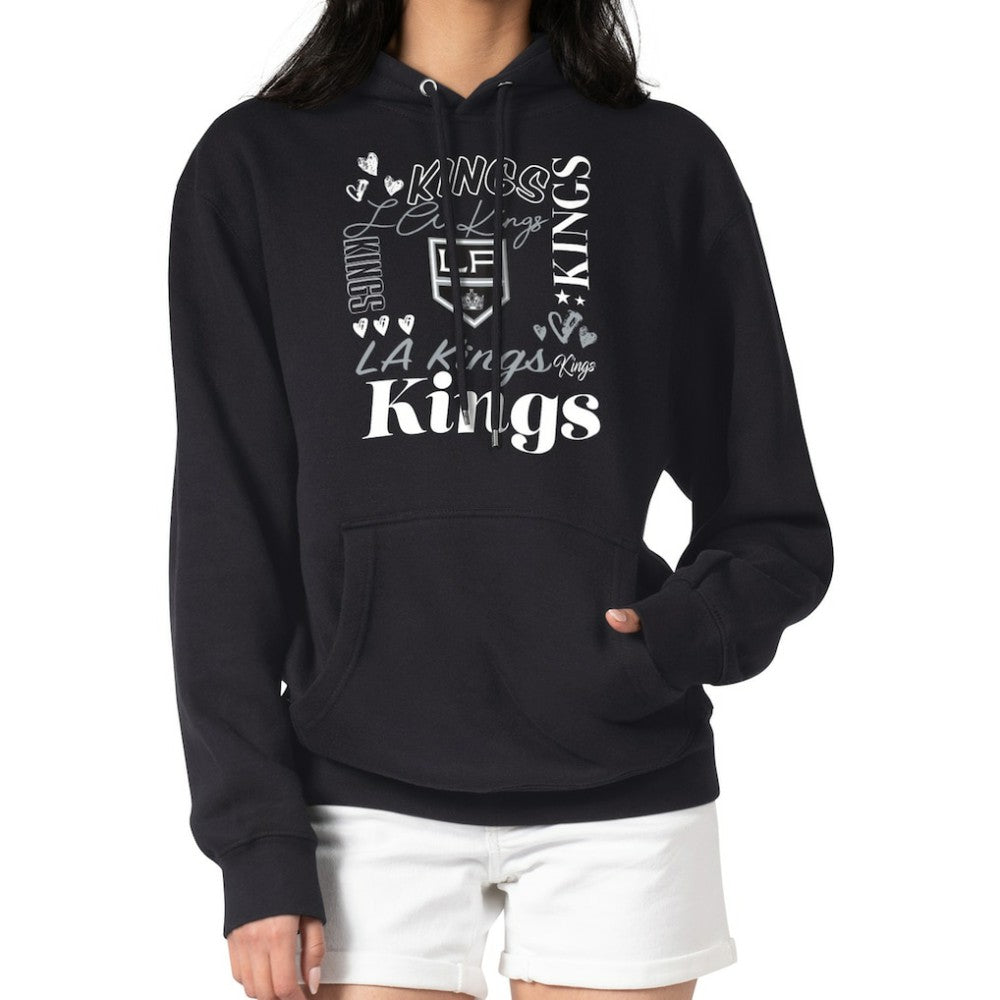 Los Angeles Kings G-III 4Her by Carl Banks Women's Collage Team Graphic Tri-Blend Fleece Pullover Hoodie -  NHL Hoodies