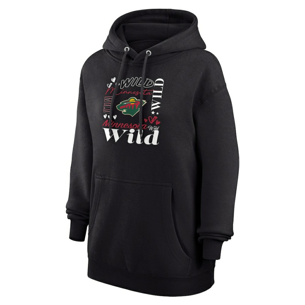 Minnesota Wild G-III 4Her by Carl Banks Women's Collage Team Graphic Tri-Blend Fleece Pullover Hoodie -  NHL Hoodies