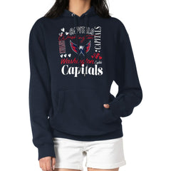 Washington Capitals G-III 4Her by Carl Banks Women's Collage Team Graphic Tri-Blend Fleece Pullover Hoodie -  NHL Hoodies