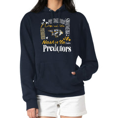 Nashville Predators G-III 4Her by Carl Banks Women's Collage Team Graphic Tri-Blend Fleece Pullover Hoodie -  NHL Hoodies