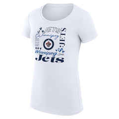 Winnipeg Jets G-III 4Her by Carl Banks Women's Super-Slim Fit Lightweight Collage Team Graphic T-Shirt -  NHL T-shirts