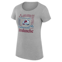 Colorado Avalanche G-III 4Her by Carl Banks Women's Super-Slim Fit Lightweight Collage Team Graphic T-Shirt -  NHL T-shirts