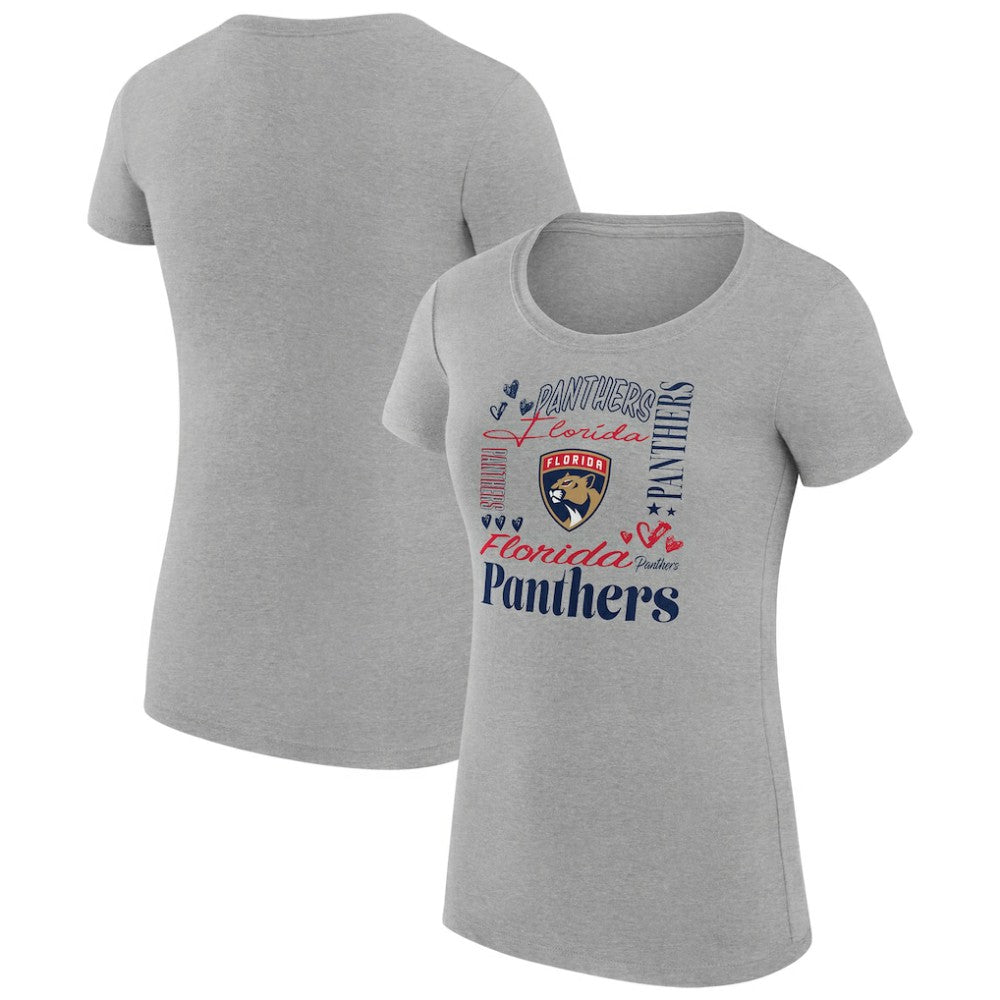 Florida Panthers G-III 4Her by Carl Banks Women's Super-Slim Fit Lightweight Collage Team Graphic T-Shirt -  NHL T-shirts