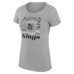 Los Angeles Kings G-III 4Her by Carl Banks Women's Super-Slim Fit Lightweight Collage Team Graphic T-Shirt -  NHL T-shirts