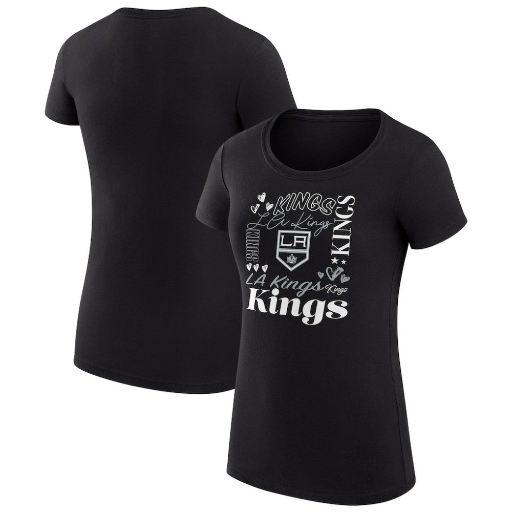 Los Angeles Kings G-III 4Her by Carl Banks Women's Super-Slim Fit Lightweight Collage Team Graphic T-Shirt -  NHL T-shirts