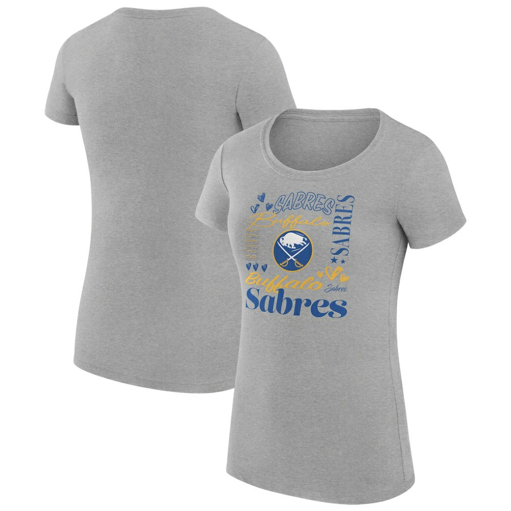 Buffalo Sabres G-III 4Her by Carl Banks Women's Super-Slim Fit Lightweight Collage Team Graphic T-Shirt -  NHL T-shirts