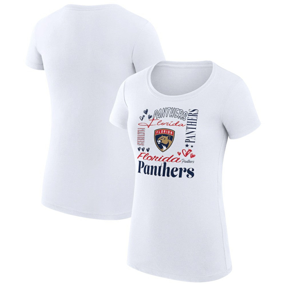 Florida Panthers G-III 4Her by Carl Banks Women's Super-Slim Fit Lightweight Collage Team Graphic T-Shirt -  NHL T-shirts