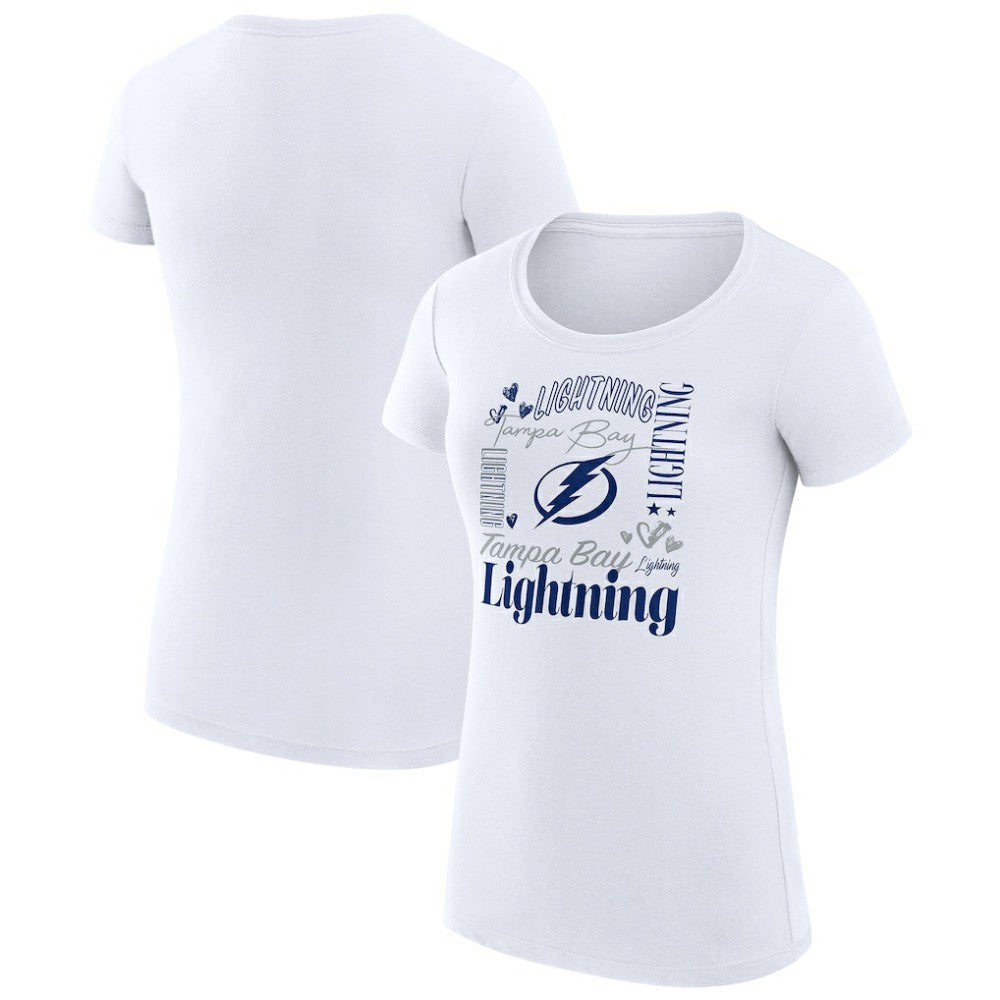 Tampa Bay Lightning G-III 4Her by Carl Banks Women's Super-Slim Fit Lightweight Collage Team Graphic T-Shirt -  NHL T-shirts