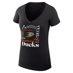 Anaheim Ducks G-III 4Her by Carl Banks Women's Super-Slim Fit Lightweight Collage Team Graphic T-Shirt -  NHL T-shirts