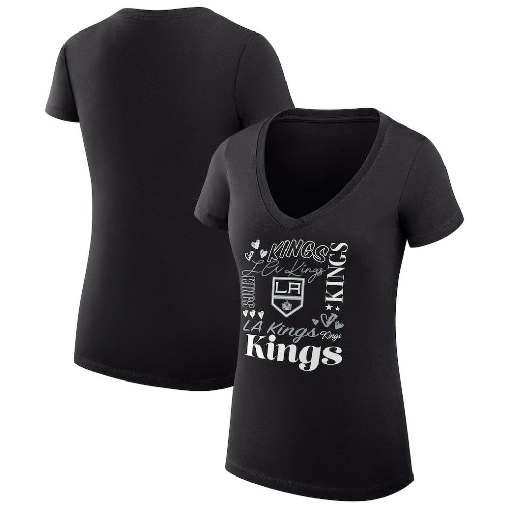 Los Angeles Kings G-III 4Her by Carl Banks Women's Super-Slim Fit Lightweight Collage Team Graphic T-Shirt -  NHL T-shirts