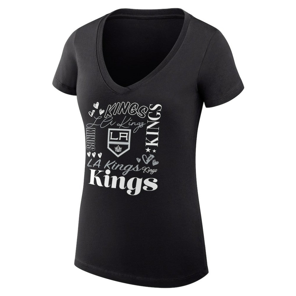 Los Angeles Kings G-III 4Her by Carl Banks Women's Super-Slim Fit Lightweight Collage Team Graphic T-Shirt -  NHL T-shirts