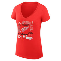 Detroit Red Wings G-III 4Her by Carl Banks Women's Super-Slim Fit Lightweight Collage Team Graphic T-Shirt -  NHL T-shirts