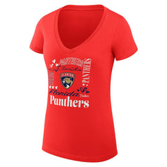 Florida Panthers G-III 4Her by Carl Banks Women's Super-Slim Fit Lightweight Collage Team Graphic T-Shirt -  NHL T-shirts