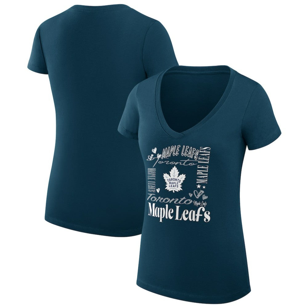 Toronto Maple Leafs G-III 4Her by Carl Banks Women's Super-Slim Fit Lightweight Collage Team Graphic T-Shirt -  NHL T-shirts