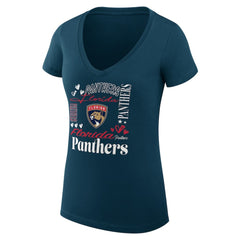 Florida Panthers G-III 4Her by Carl Banks Women's Super-Slim Fit Lightweight Collage Team Graphic T-Shirt -  NHL T-shirts