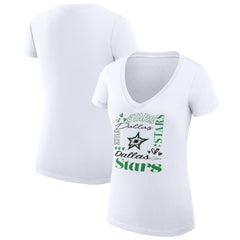 Dallas Stars G-III 4Her by Carl Banks Women's Super-Slim Fit Lightweight Collage Team Graphic T-Shirt -  NHL T-shirts
