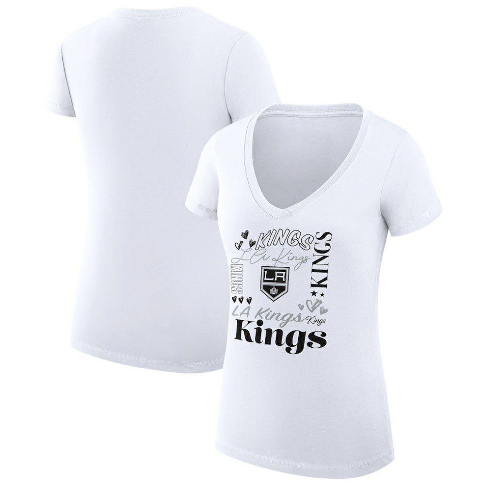 Los Angeles Kings G-III 4Her by Carl Banks Women's Super-Slim Fit Lightweight Collage Team Graphic T-Shirt -  NHL T-shirts