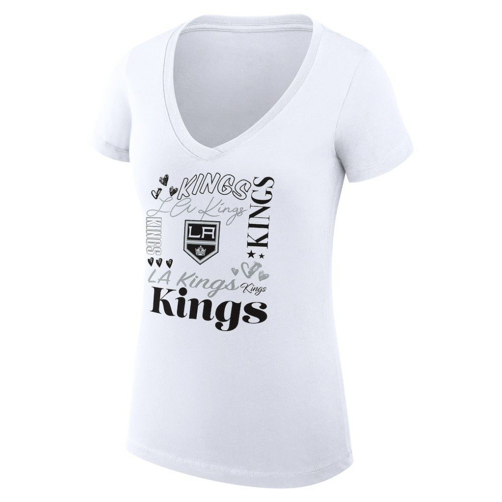 Los Angeles Kings G-III 4Her by Carl Banks Women's Super-Slim Fit Lightweight Collage Team Graphic T-Shirt -  NHL T-shirts