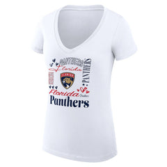 Florida Panthers G-III 4Her by Carl Banks Women's Super-Slim Fit Lightweight Collage Team Graphic T-Shirt -  NHL T-shirts