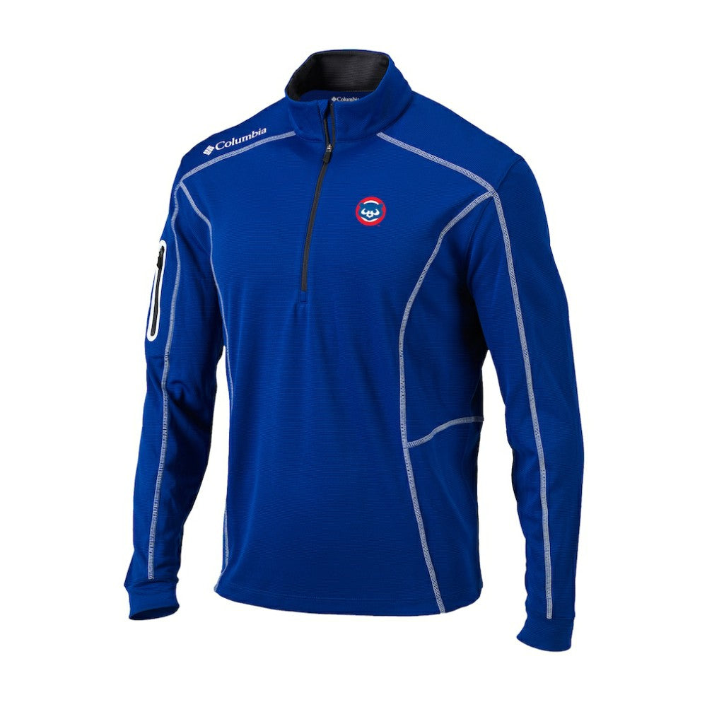 Chicago Cubs Columbia Cooperstown Collection Omni-Wick Shotgun Quarter-Zip Top - MLB Tops