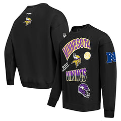 Minnesota Vikings Pro Standard Turn It Up Drop Shoulder Pullover Sweatshirt | NFL Hot