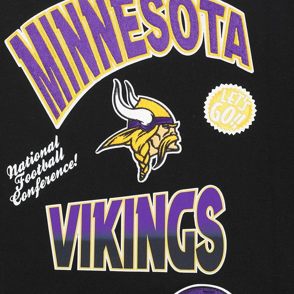 Minnesota Vikings Pro Standard Turn It Up Drop Shoulder Pullover Sweatshirt | NFL Hot