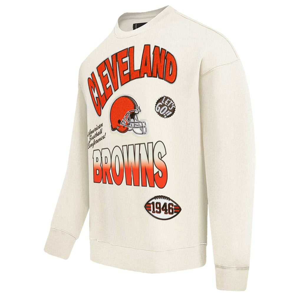 Cleveland Browns Pro Standard Turn It Up Pullover Sweatshirt | NFL Online