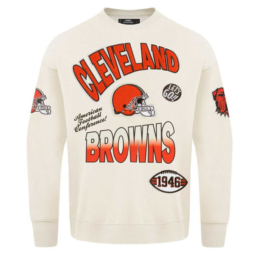 Cleveland Browns Pro Standard Turn It Up Pullover Sweatshirt | NFL Online