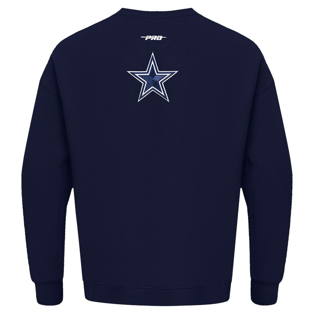 Dallas Cowboys Pro Standard Turn It Up Drop Shoulder Pullover Sweatshirt | NFL Near me