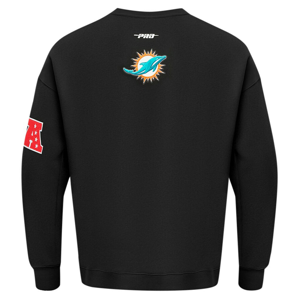 Miami Dolphins Pro Standard Turn It Up Drop Shoulder Pullover Sweatshirt | NFL Discount