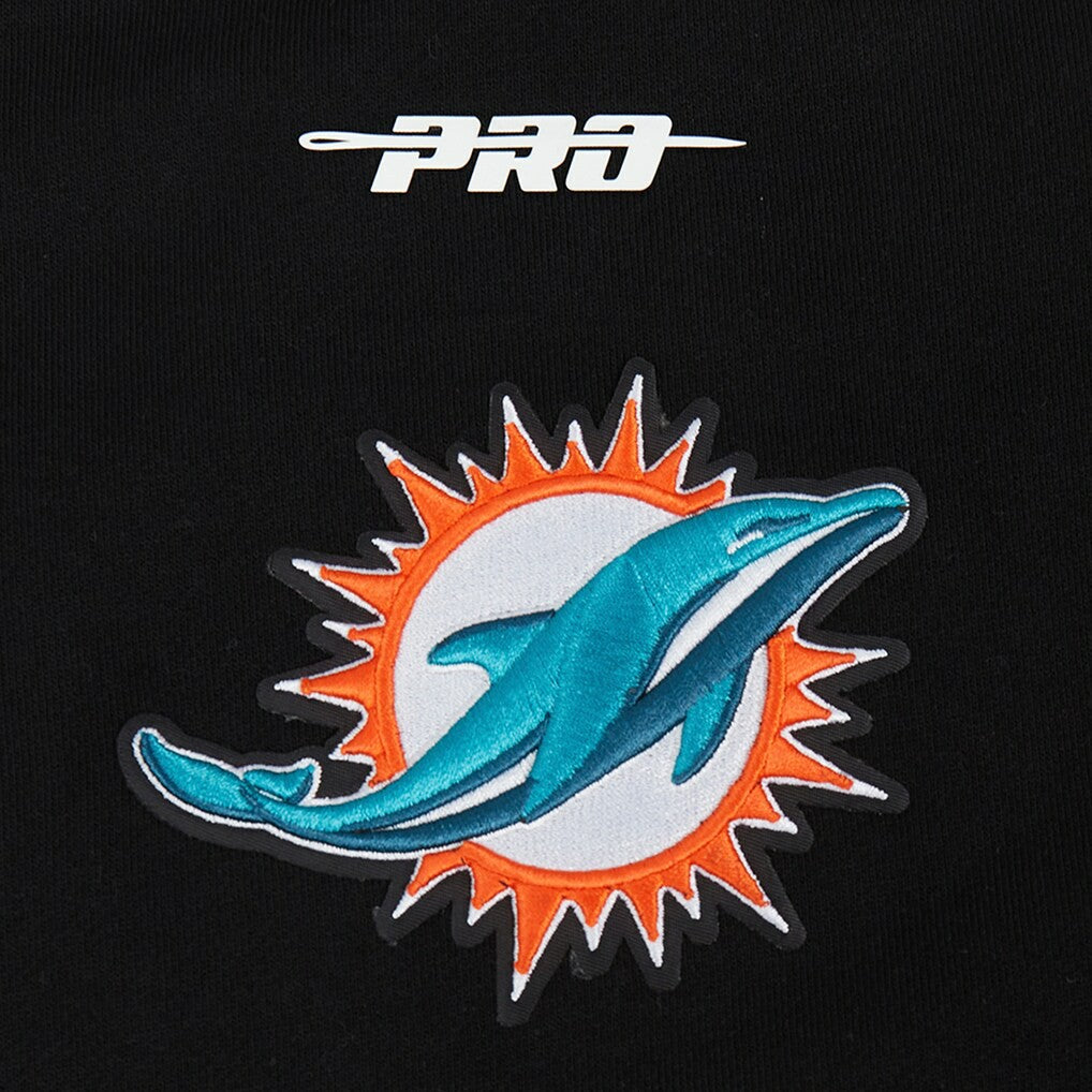 Miami Dolphins Pro Standard Turn It Up Drop Shoulder Pullover Sweatshirt | NFL Discount