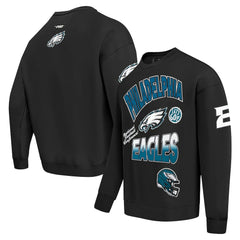 Philadelphia Eagles Pro Standard Turn It Up Drop Shoulder Pullover Sweatshirt | NFL US