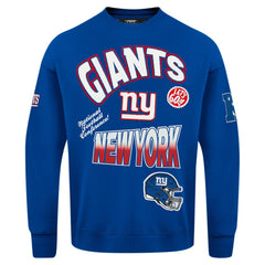 New York Giants Pro Standard Turn It Up Drop Shoulder Pullover Sweatshirt | NFL Near me