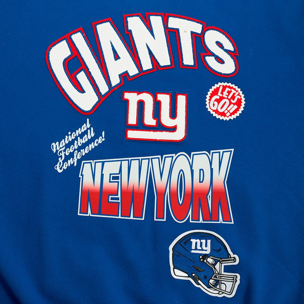 New York Giants Pro Standard Turn It Up Drop Shoulder Pullover Sweatshirt | NFL Near me